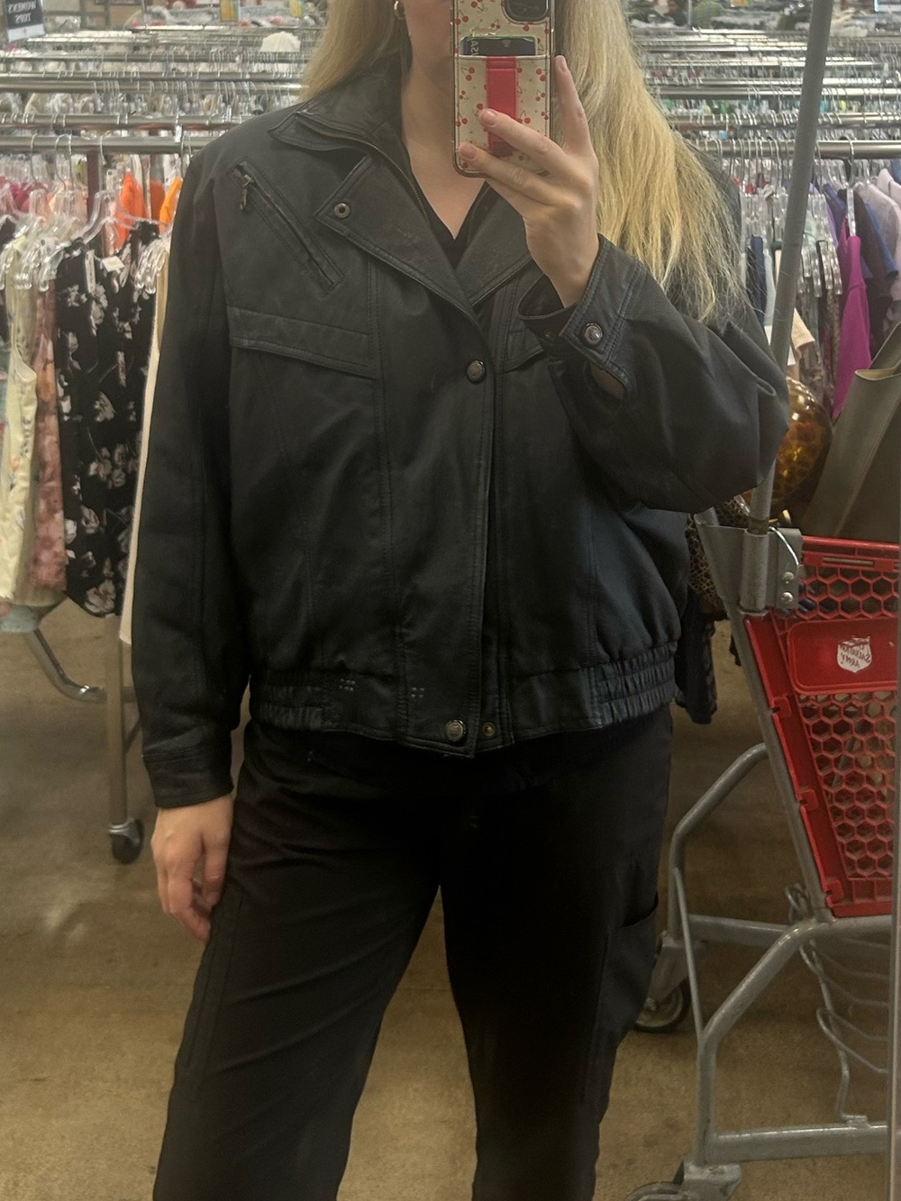 Genuine Leather Bomber jacket